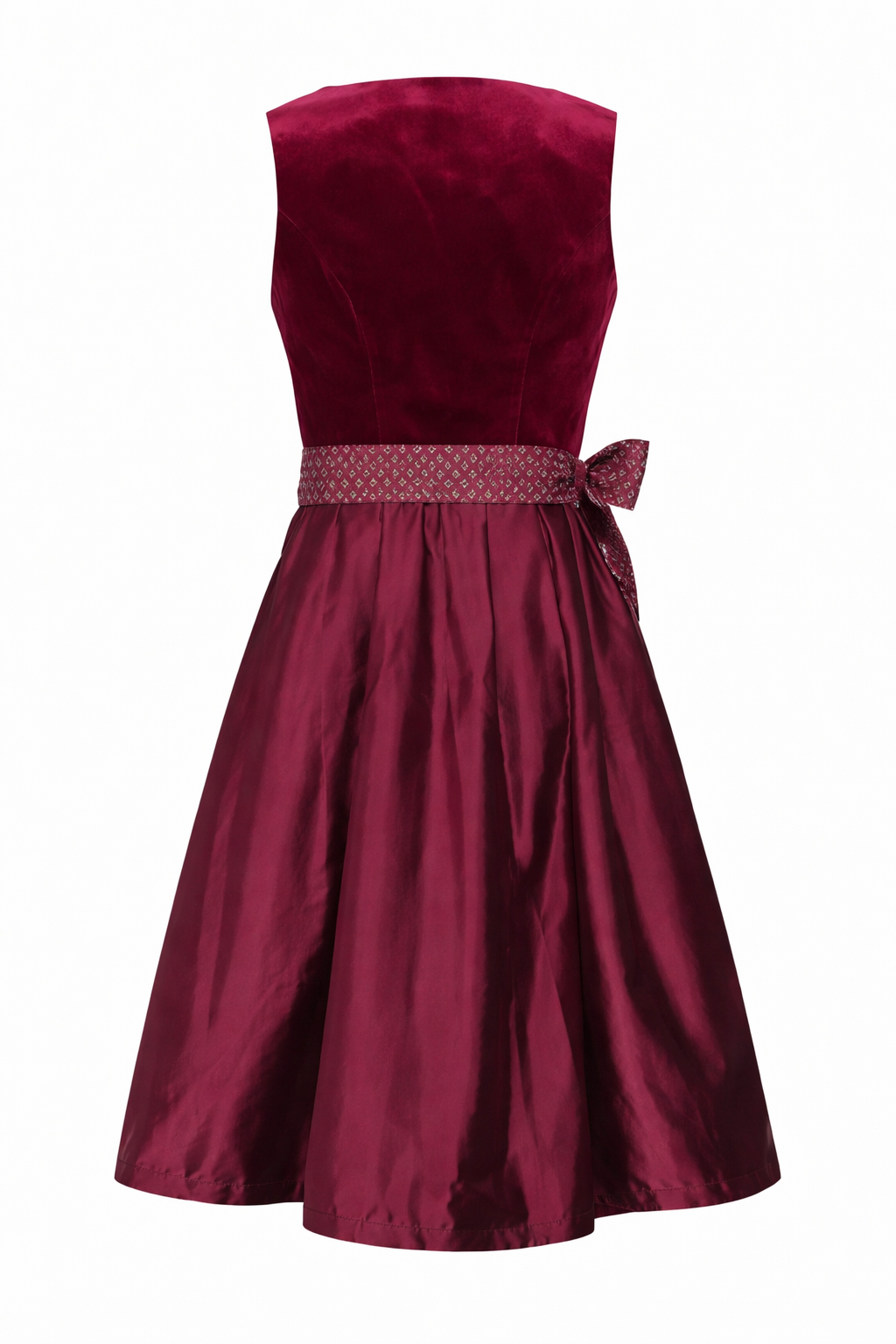 Women's Dirndl Set with Velvet Bodice and Apron 5