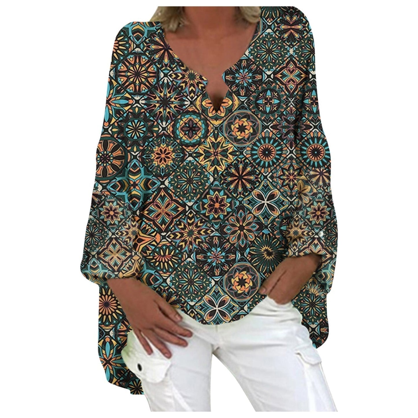 Stylish women's linen blouse – Elodie