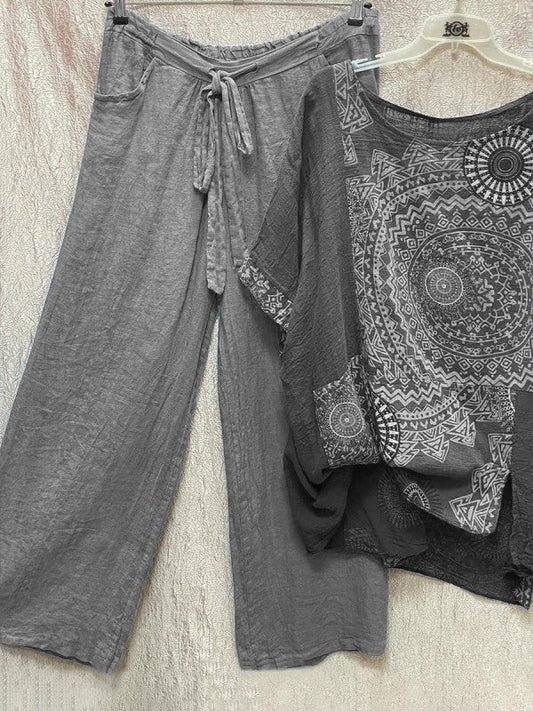 Lightweight Two-Piece Ladies Summer Set - Yara