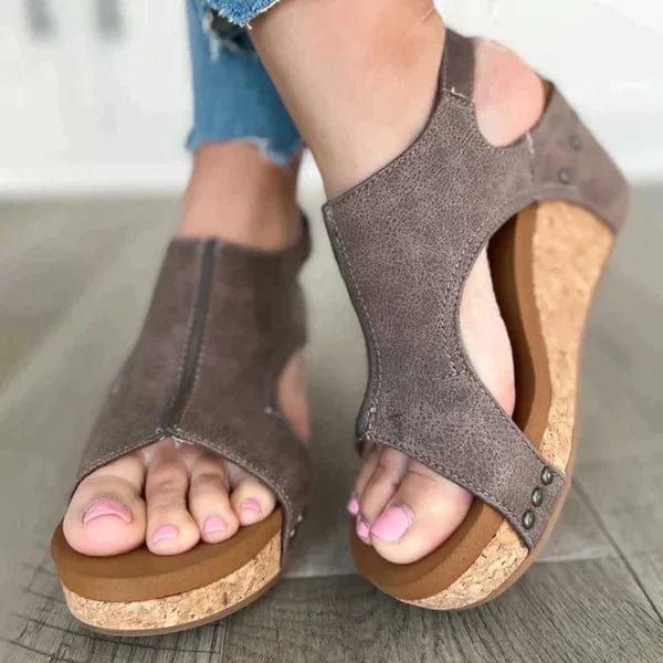 Fashionable Orthopaedic Women's Wedge Sandals - Lara Wegner