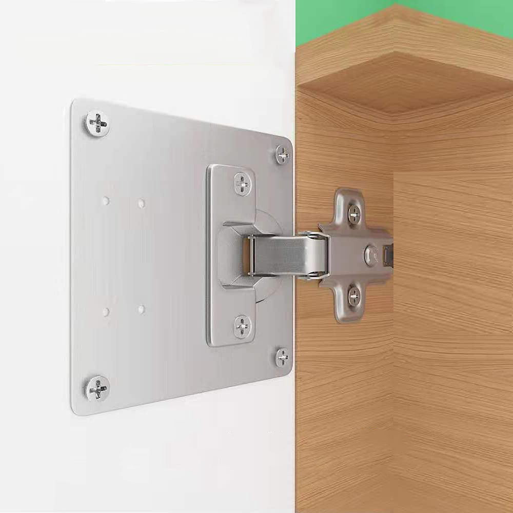 Hinge mounting plates for cabinet doors – Fixon