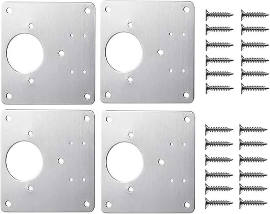 Hinge mounting plates for cabinet doors – Fixon