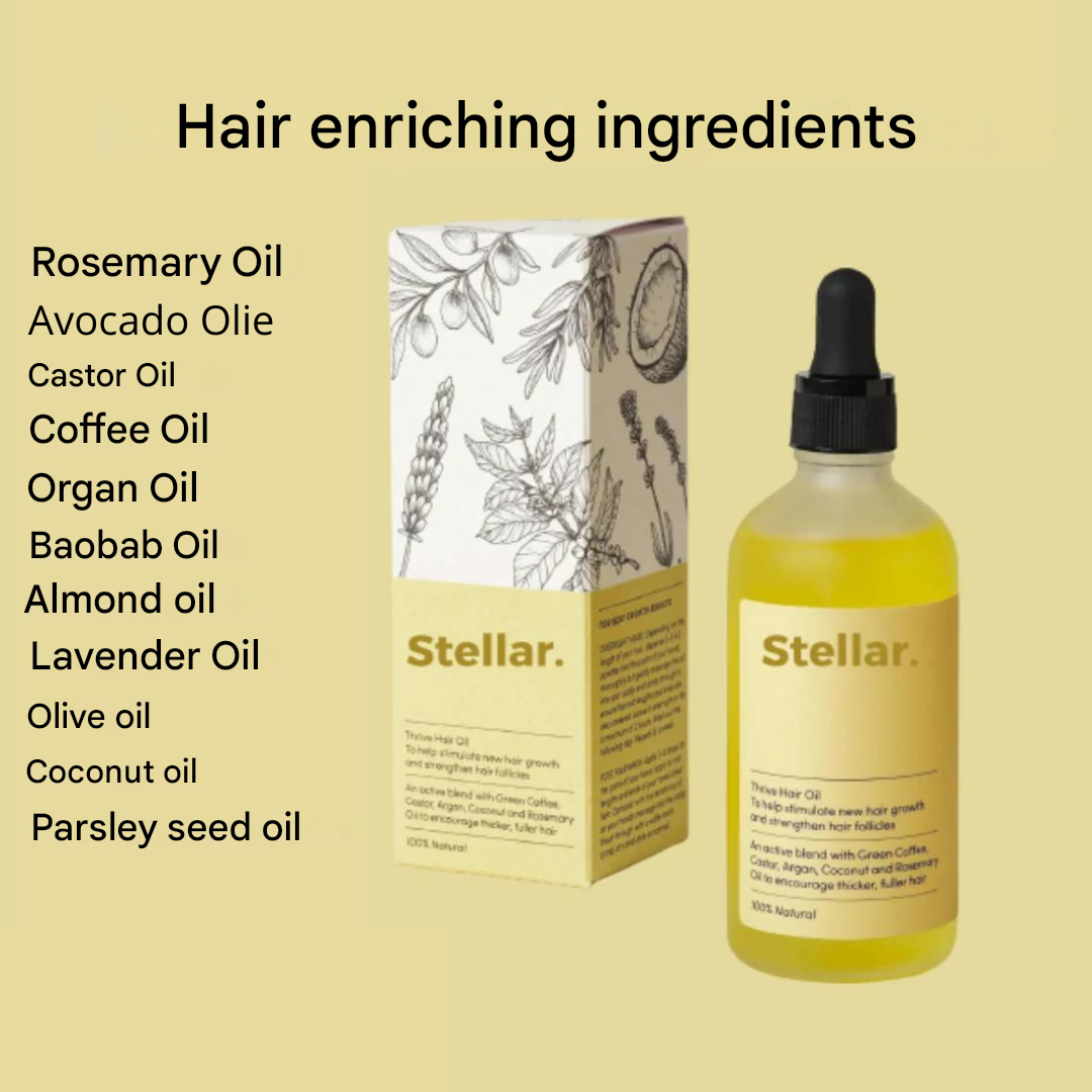 Natural Rosemary Hair Growth Oil - HerbGlow