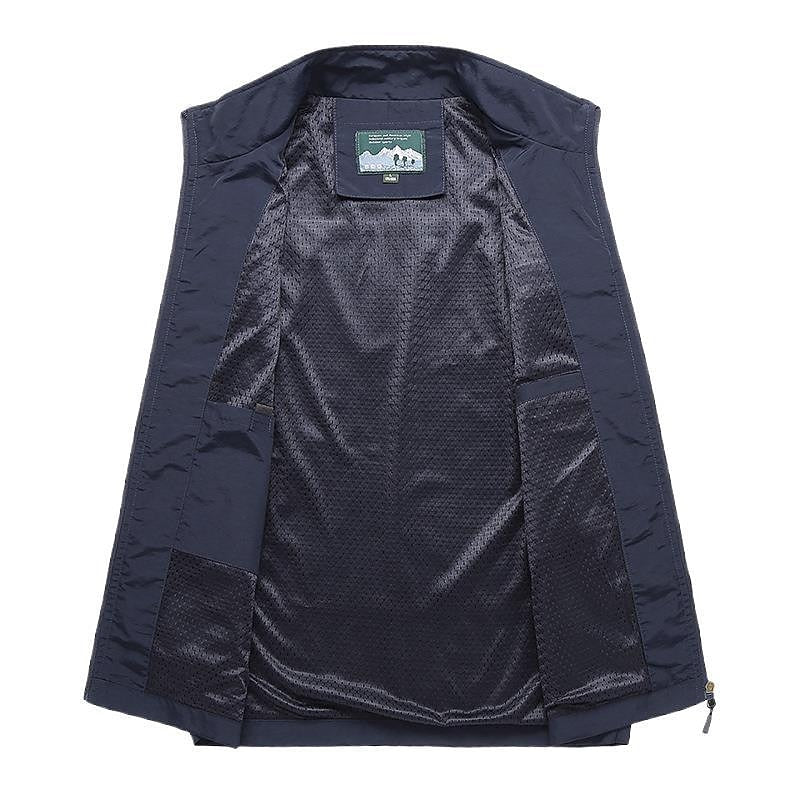 Quick-drying men's gilet for autumn outdoor adventures – Arvid
