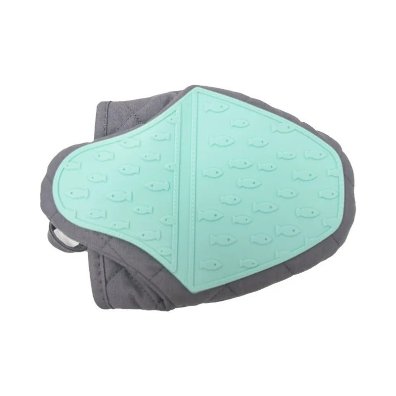 Fish-shaped Silicone Oven Mitt & Multifunctional Kitchen Helper - Finley