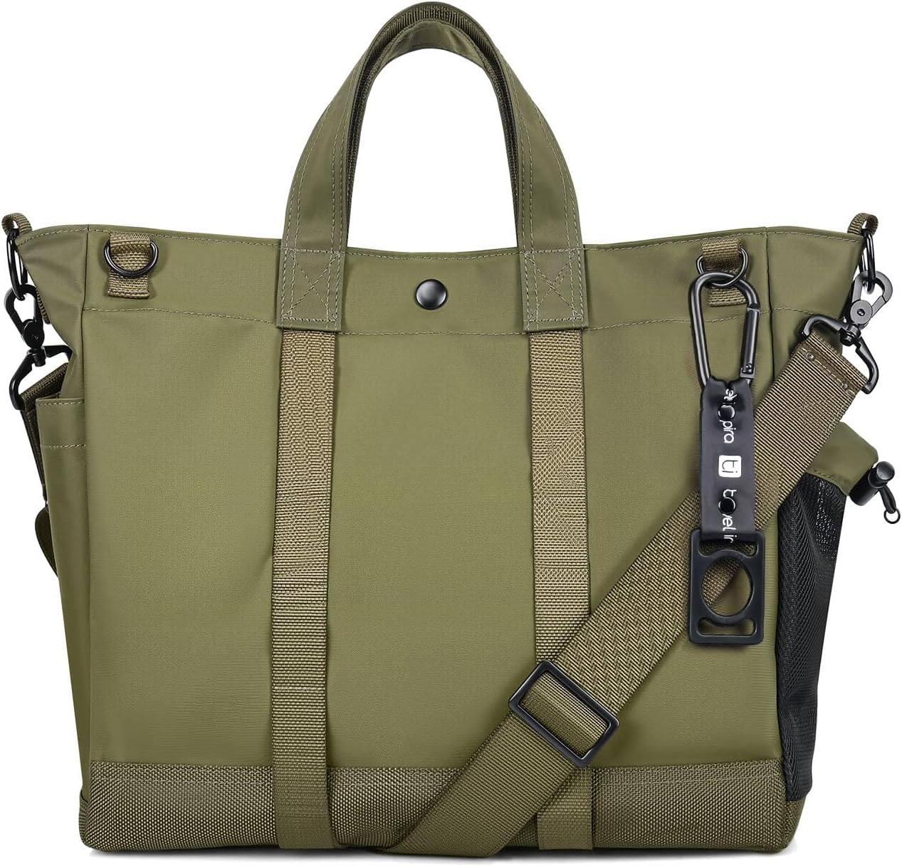 Laptop shoulder bag with multiple compartments and an adjustable shoulder strap – MetroCarry