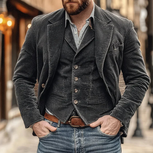 Men's set of Jacket and Waistcoat – Victor