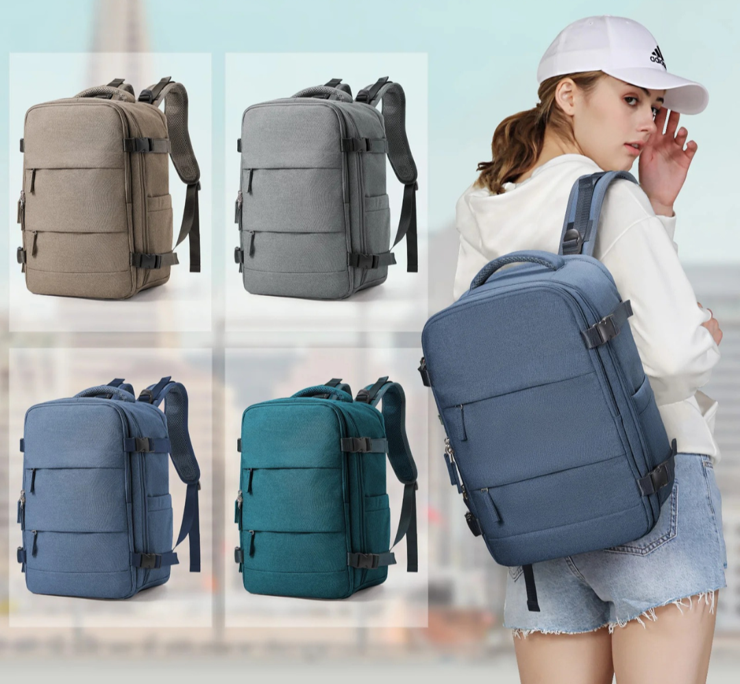 Compact unisex travel rucksack