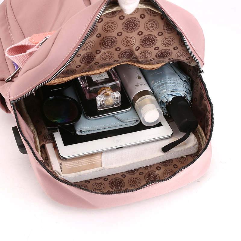 Water-resistant USB-rechargeable anti-theft backpack – multi-compartment design