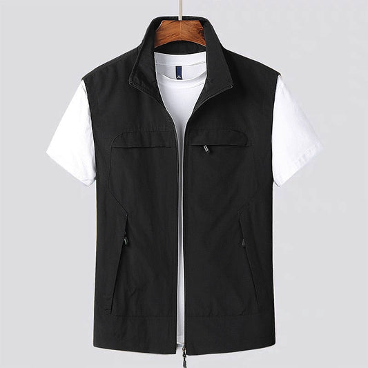 Quick-drying men's gilet for autumn outdoor adventures – Arvid