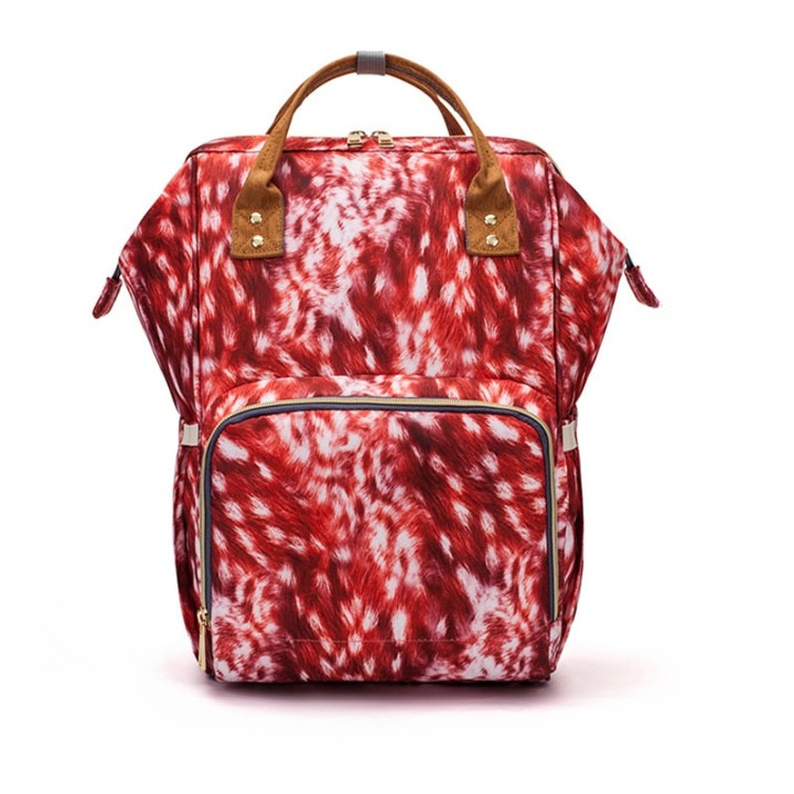 Large-capacity baby changing backpack – multi-pocket waterproof travel bag
