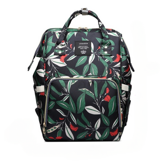 Large-capacity baby changing backpack – multi-pocket waterproof travel bag