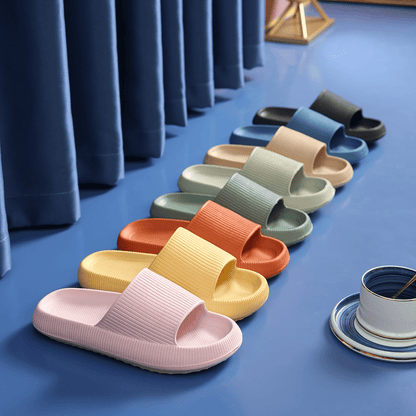 Comfortable Cushioned Slippers - Nora
