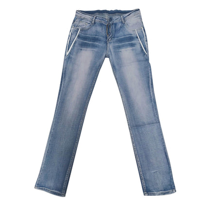 Ladies' bootcut jeans with flag details – Madison