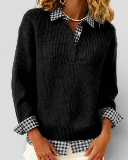 Chic Knit V-Neck Sweater 6