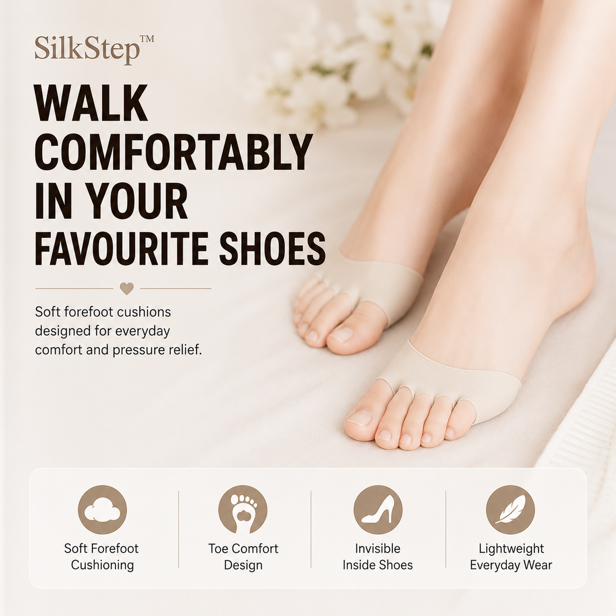 Comfort Cushion Insoles - All-Day Pain Relief for Any Shoe 1