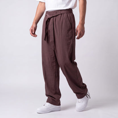 Japanese-Style Comfort Pants with Adjustable Ankles 8