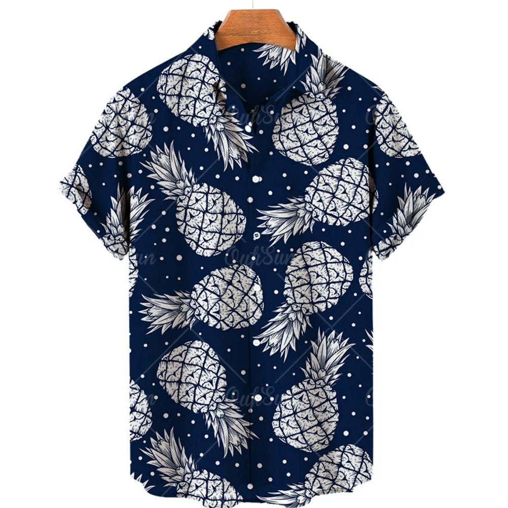 Tropical Hawaiian short-sleeved shirt – Mateo