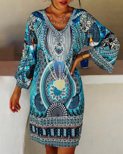 Boho summer dress with a relaxed fit – Nina