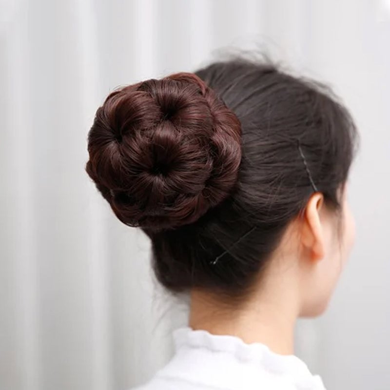 Flower-shaped Hair Clip with Hair Extension – Fiora