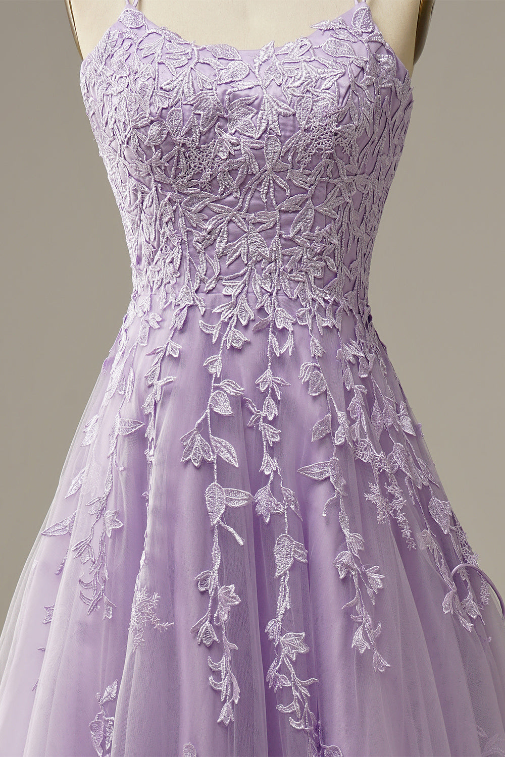 Fashionable Tulle Evening Dress with Embellishments - Victoria