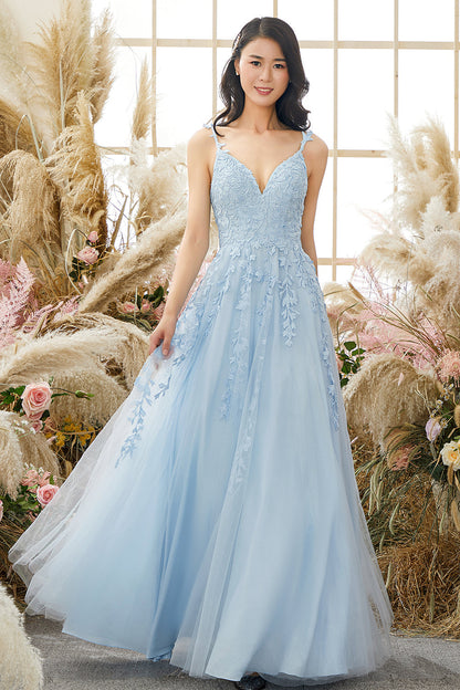 Fashionable Tulle Evening Dress with Embellishments - Victoria