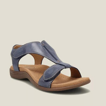 Orthopaedic ladies' sandals with wedge heel & comfort sole – Eleni