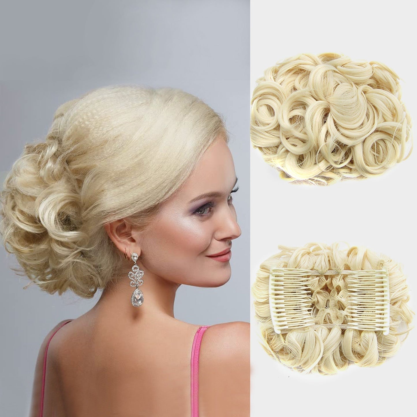 Curly Knot Hair Extension – FluffyFix