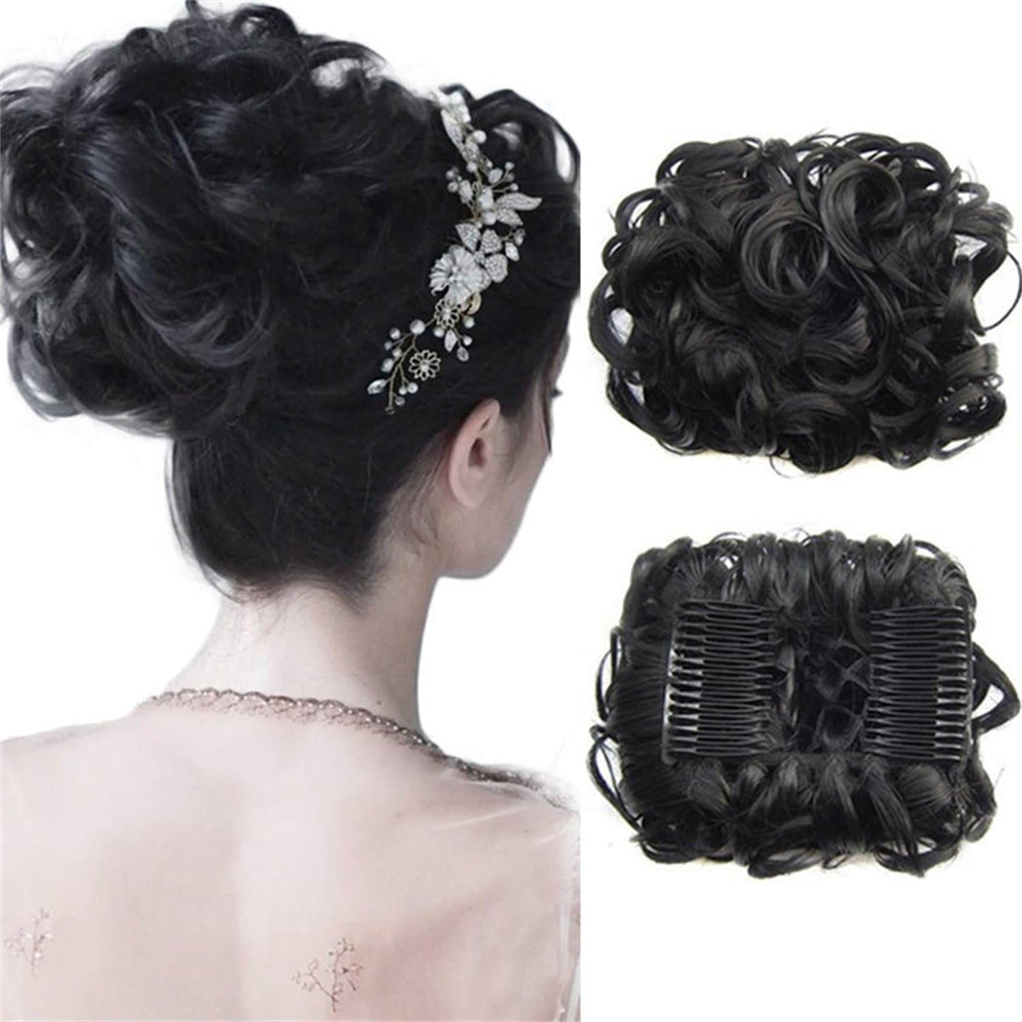 Curly Knot Hair Extension – FluffyFix
