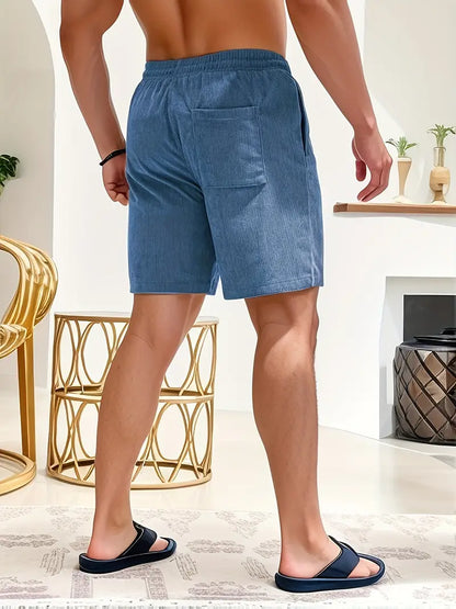 Men's summer swimming trunks with an adjustable waistband – Jens