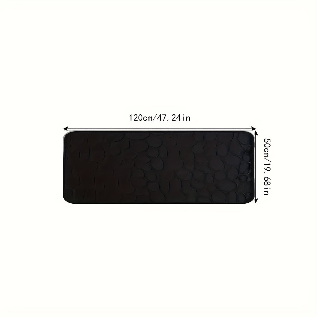 Large Bath Mat with Stripes - Aurora