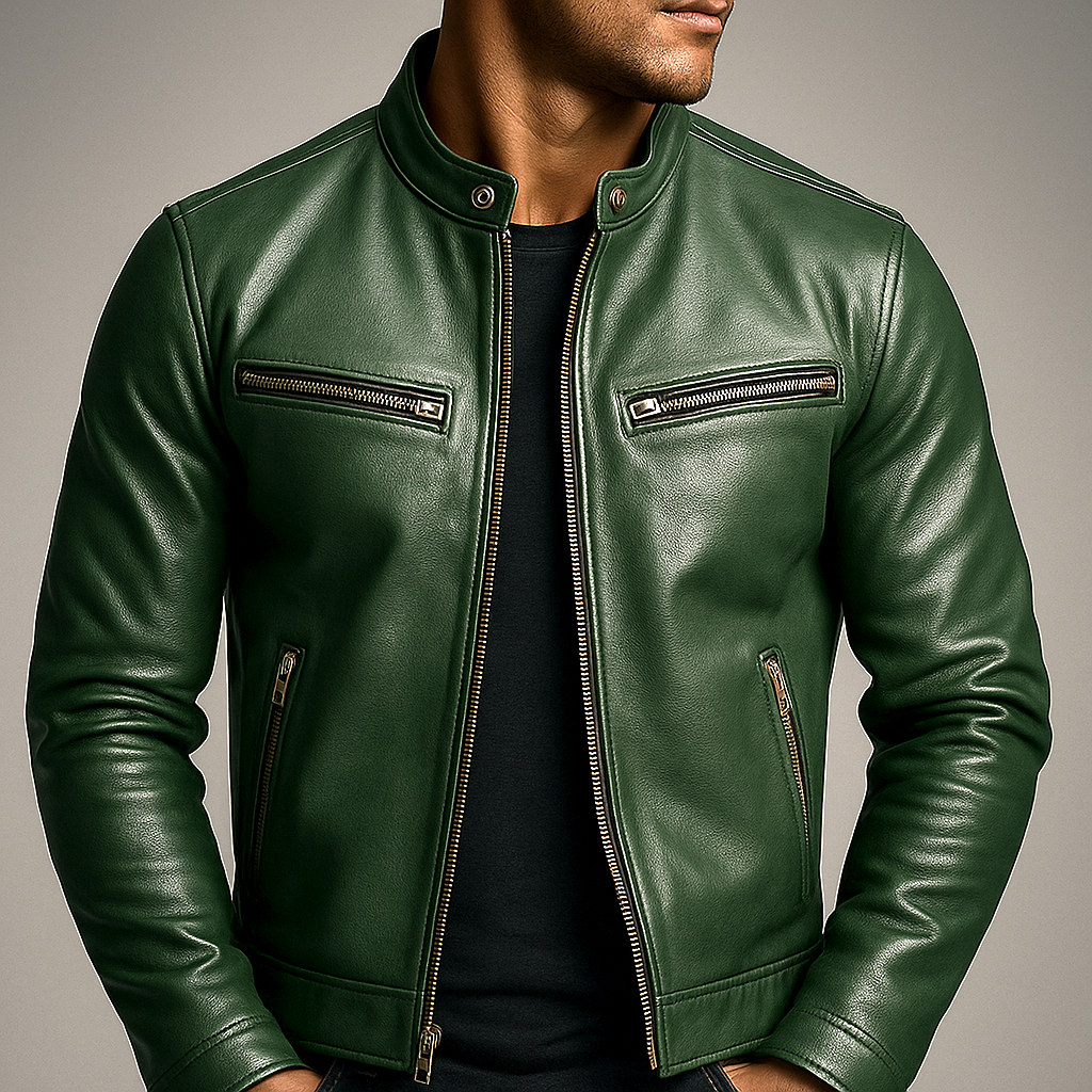 Vintage Leather Jacket for Men – Timeless Style, Premium Craftsmanship 1