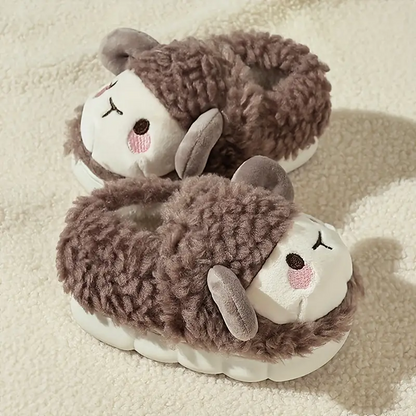Kids Slippers with Little Sheep – WoollySteps