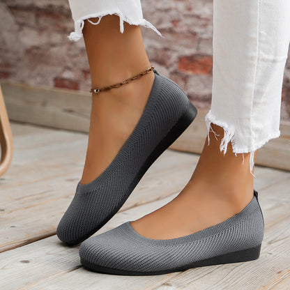 Autumn orthopaedic women's ballet flats with comfort sole & classic design – Mia