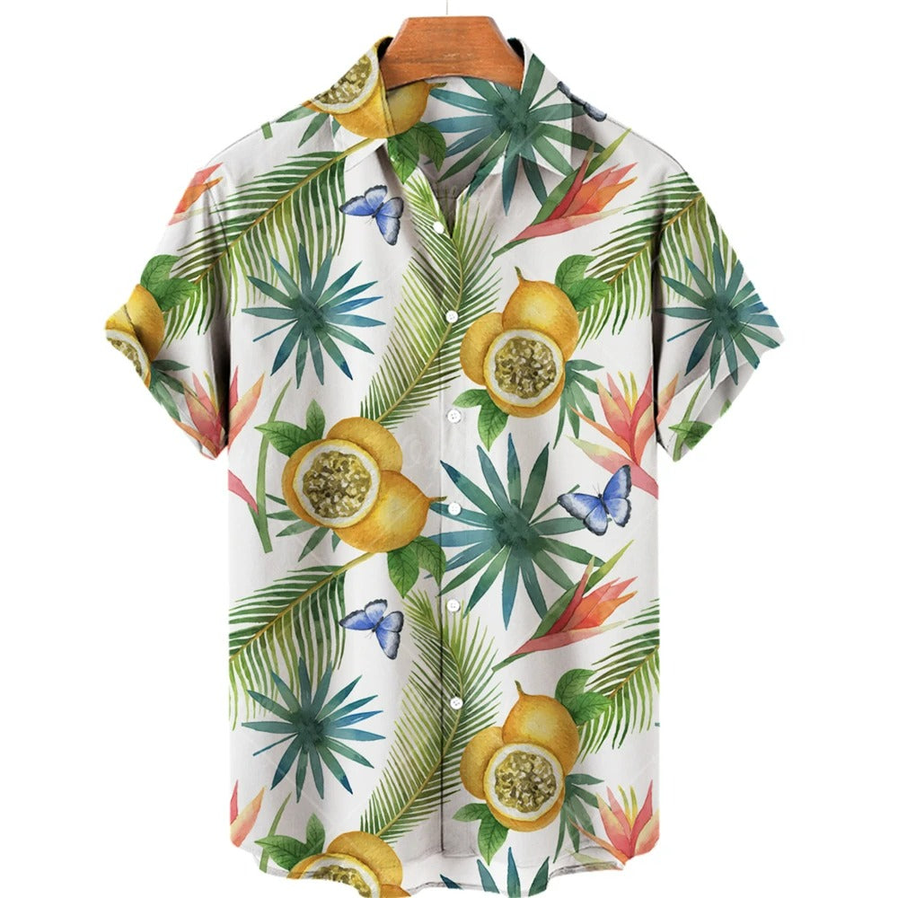 Tropical Hawaiian short-sleeved shirt – Mateo