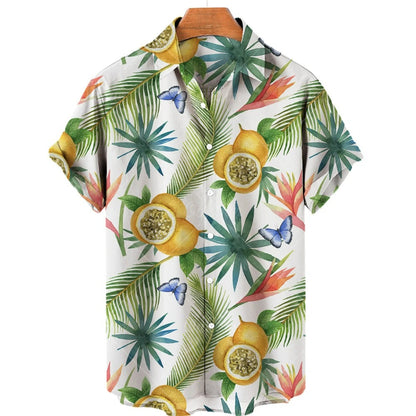 Tropical Hawaiian short-sleeved shirt – Mateo