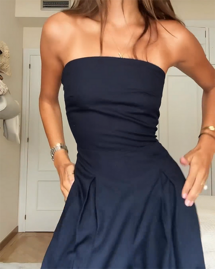Strapless & Stylish Women's Jumpsuit for Every Occasion – Elina