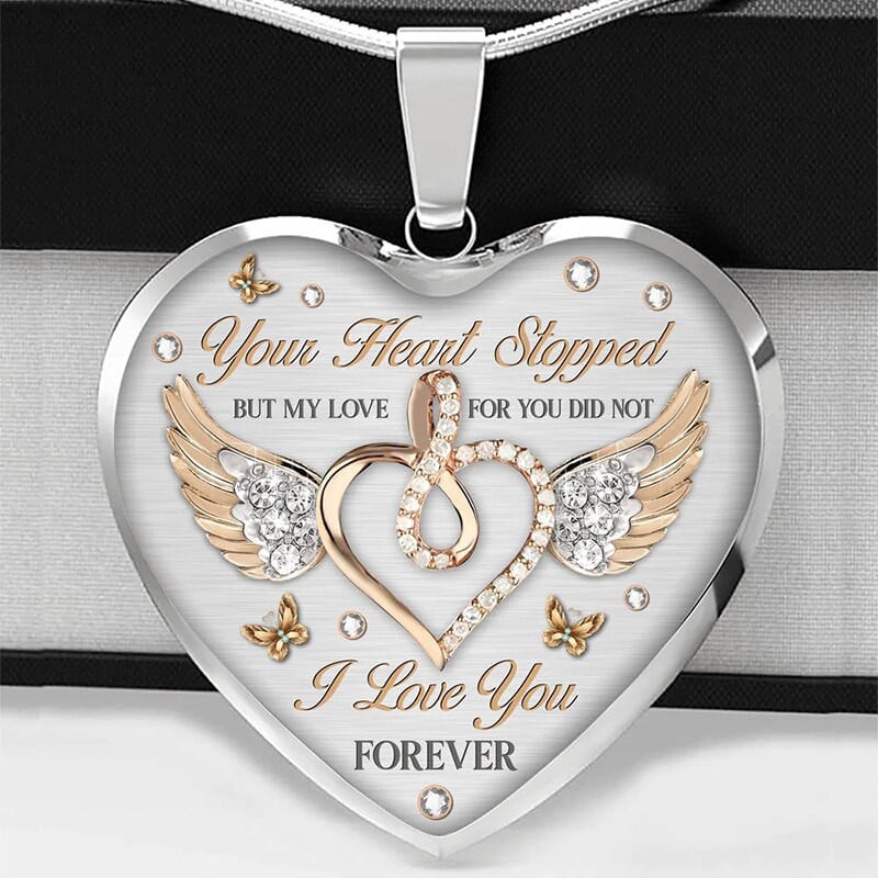 Engraved Heart Necklace – Sofie "Forever"