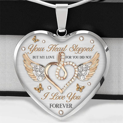 Engraved Heart Necklace – Sofie "Forever"