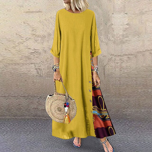 Autumnal dress with a timeless design – Nadine