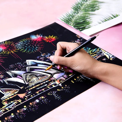 5D Scratch Art Plate – ColorPeek