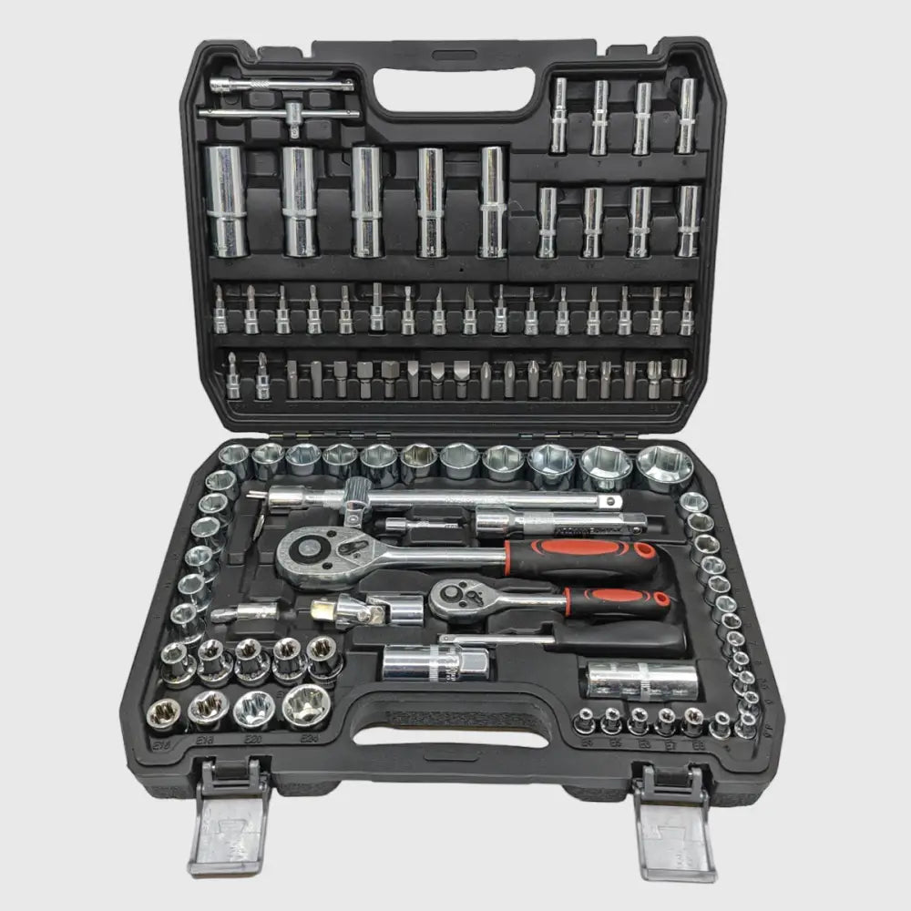 108-piece Chrome-Vanadium Socket Set – TorqueMaster