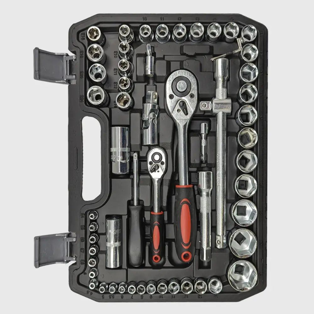 108-piece Chrome-Vanadium Socket Set – TorqueMaster