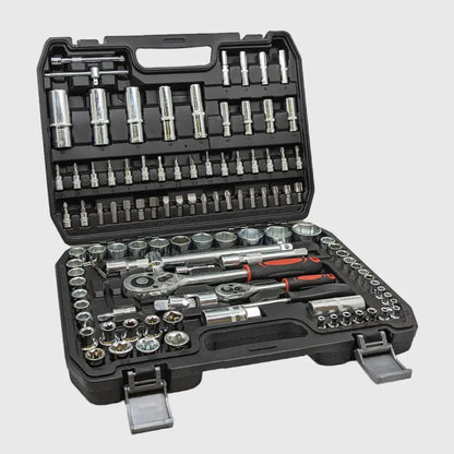 108-piece Chrome-Vanadium Socket Set – TorqueMaster