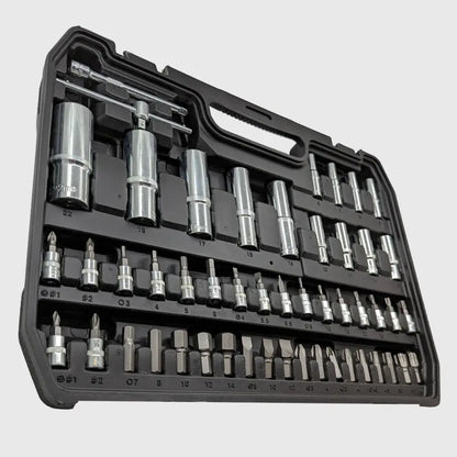 108-piece Chrome-Vanadium Socket Set – TorqueMaster