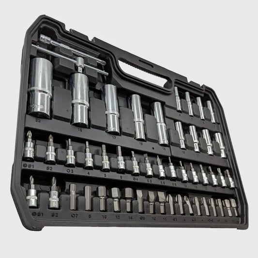 108-piece Chrome-Vanadium Socket Set – TorqueMaster