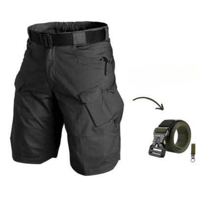 Men's cargo shorts with 7 pockets & free belt – Taro