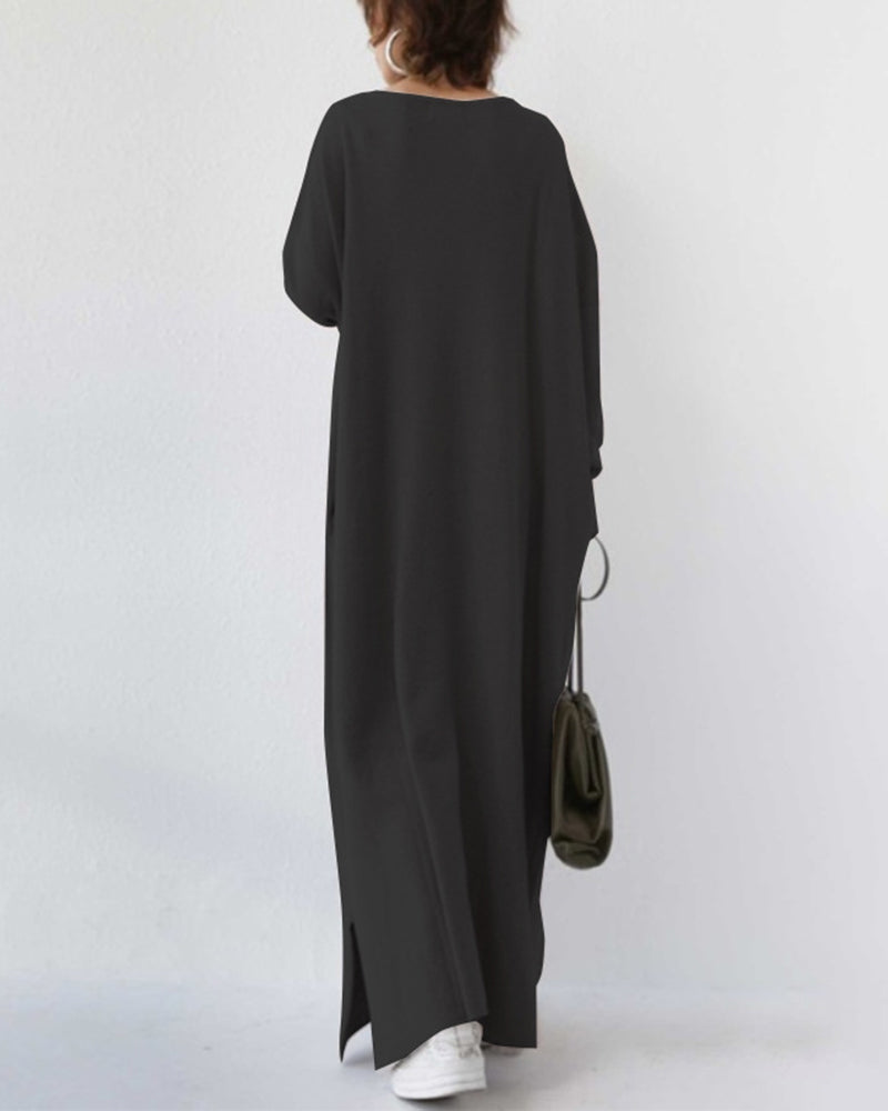 Summer Maxi Dress in Cotton-Linen Blend – Sorella