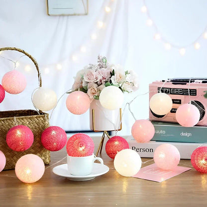 Atmospheric Ball String Lights - LumaBreeze