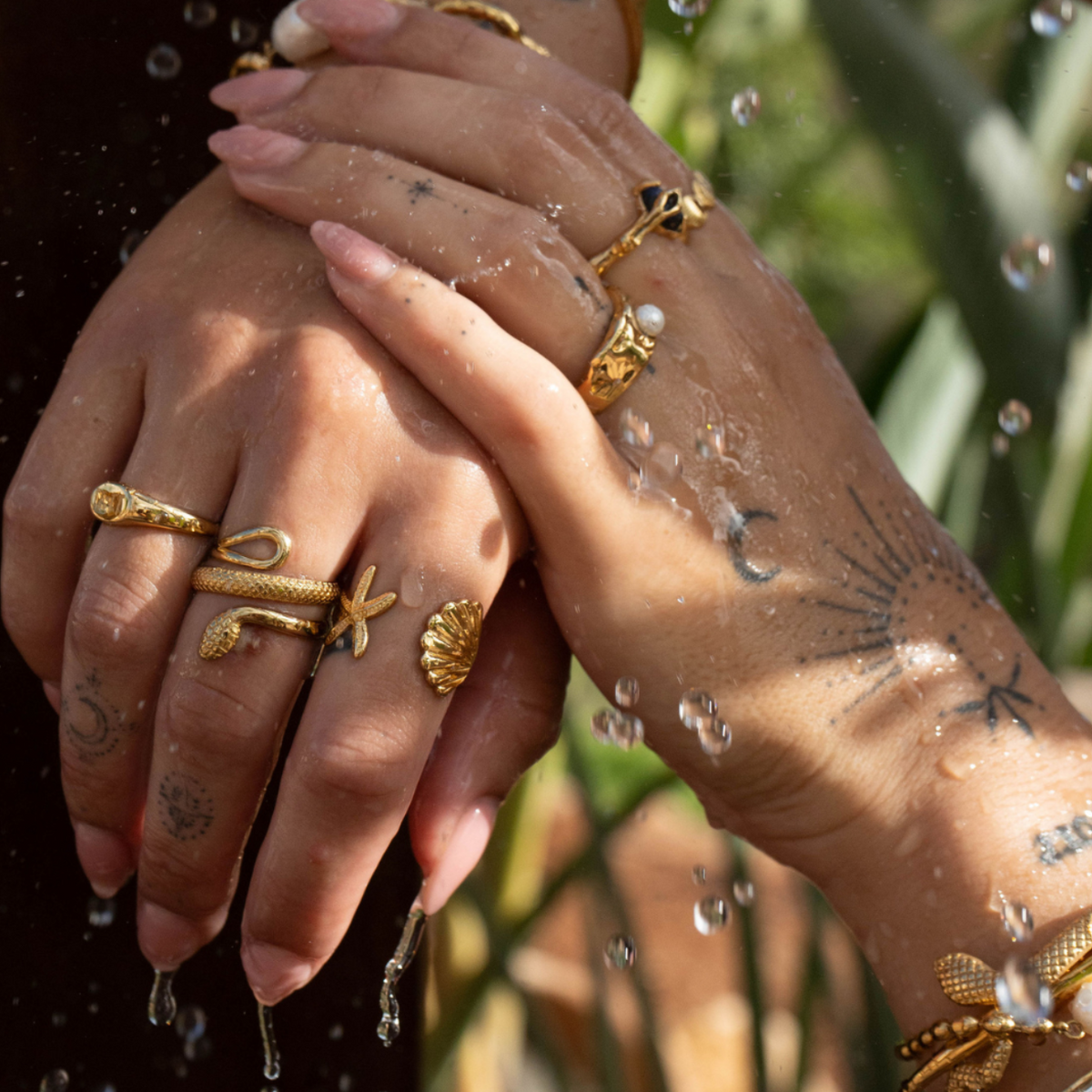 Detailed Snake Ring (Adjustable) 6